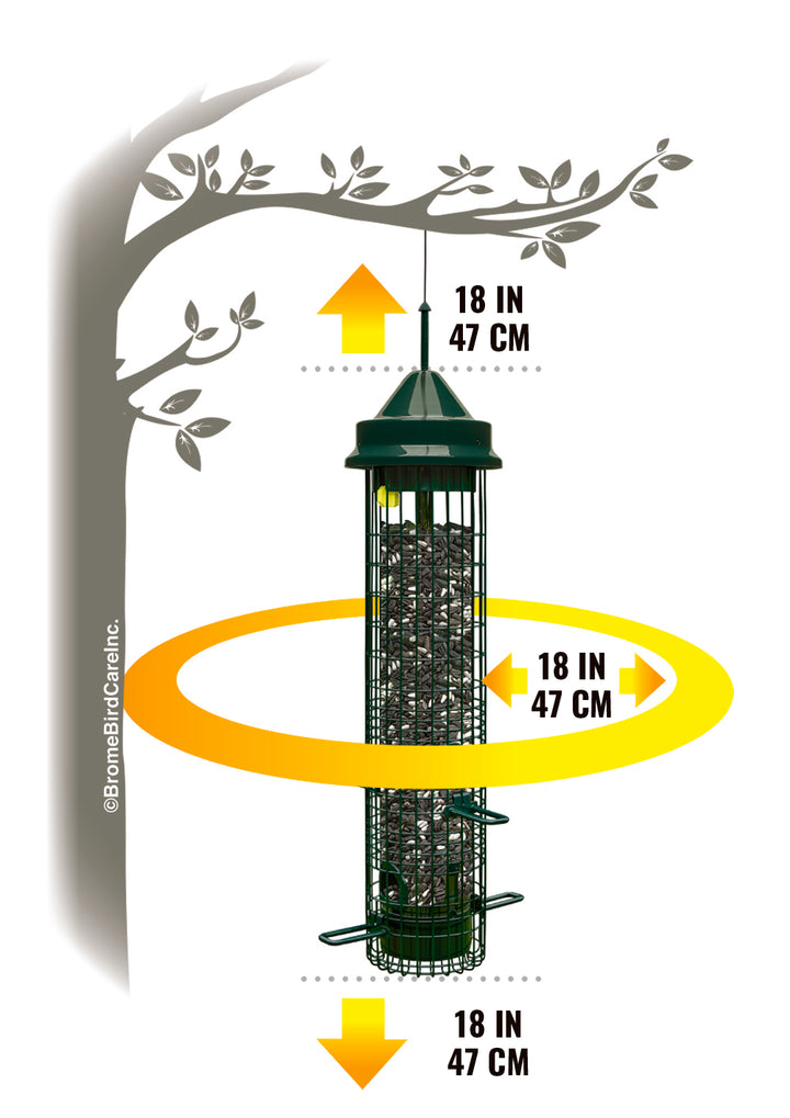 Brome Squirrel Buster Classic Squirrel-proof Bird Feeder - Birds Choice