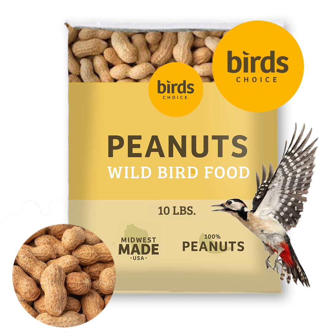 In Shell Peanuts - 10 lbs. - Birds Choice