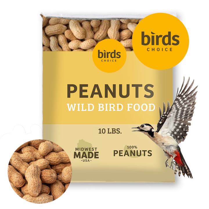 In Shell Peanuts - 10 lbs. - Birds Choice