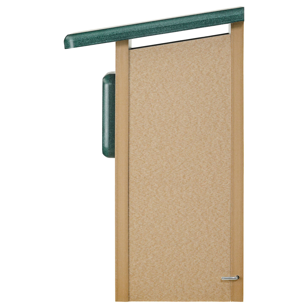 Eastern Bluebird House in Taupe and Green Recycled Plastic 1.5" Entrance Hole - Birds Choice