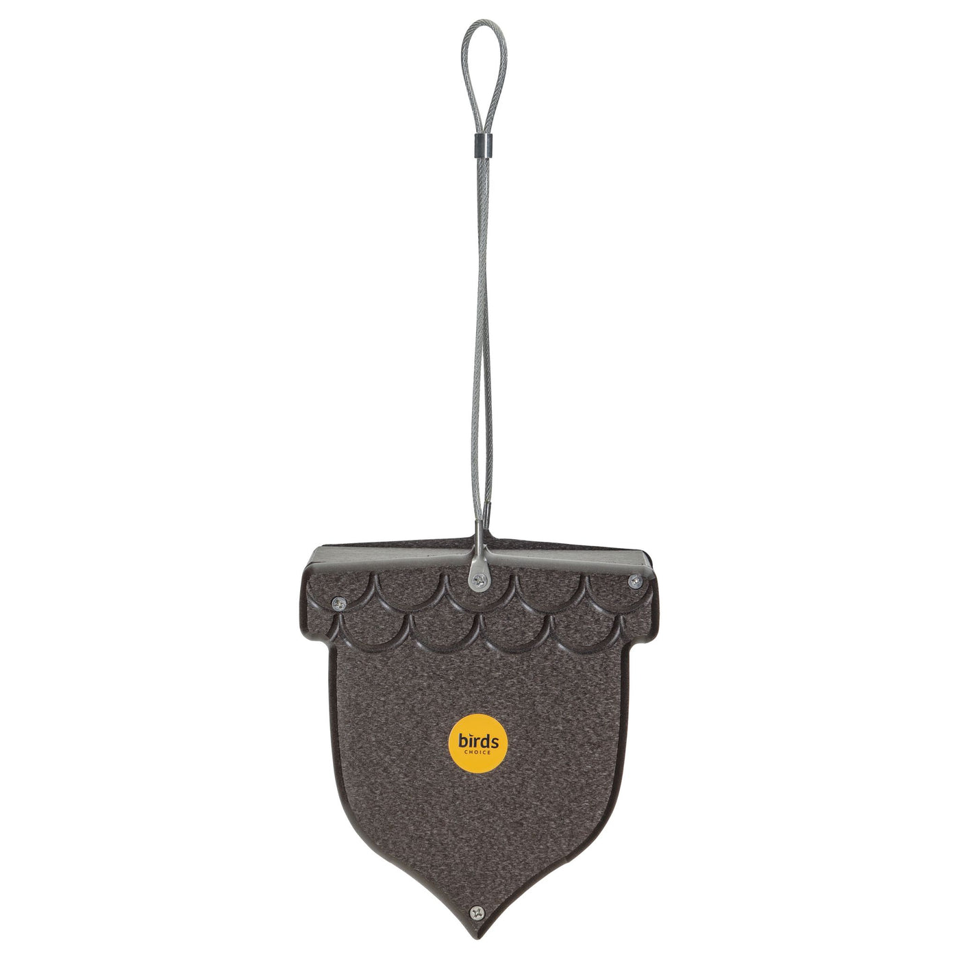 Shelled Peanut Bird Feeder in Brown Recycled Plastic