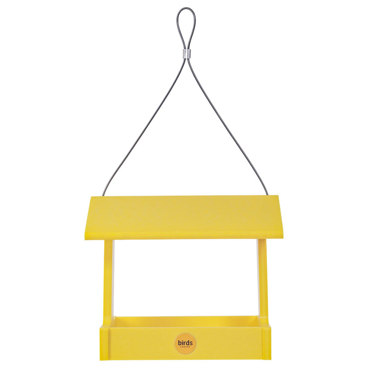 Recycled Plastic Fly-Thru Feeder in Yellow - Birds Choice