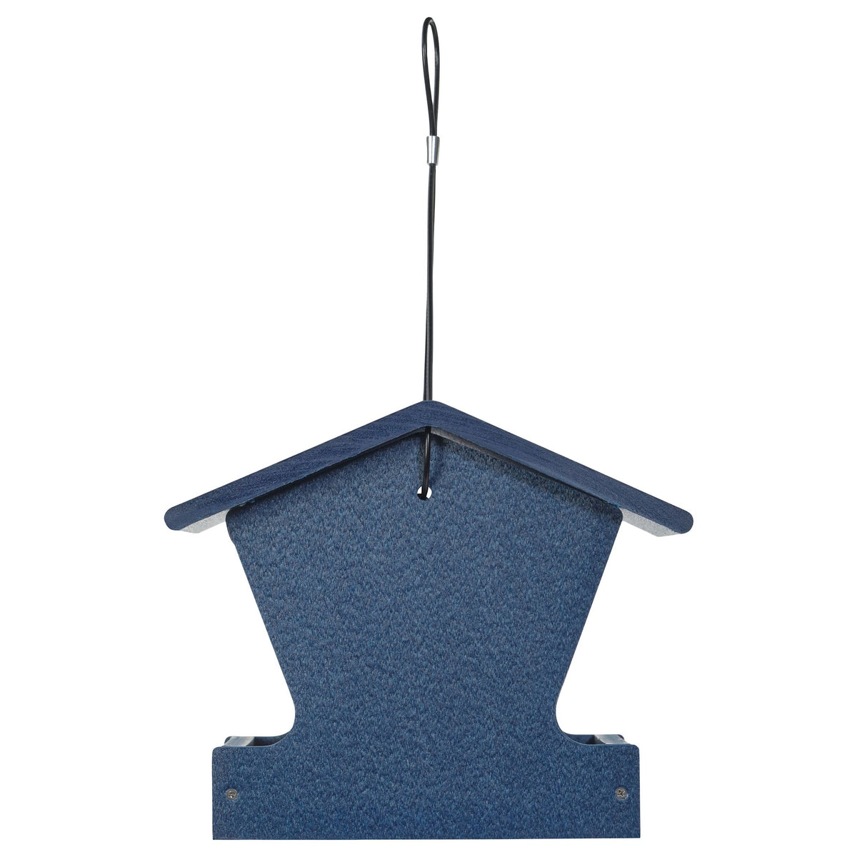 Small Hopper Feeder in Blue Recycled Plastic - Birds Choice