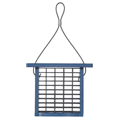 Recycled Plastic Suet Feeder in Blue - Birds Choice