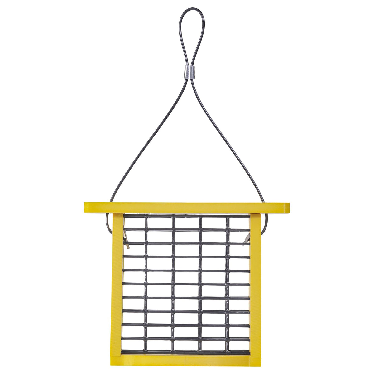 Recycled Plastic Suet Feeder in Yellow - Birds Choice