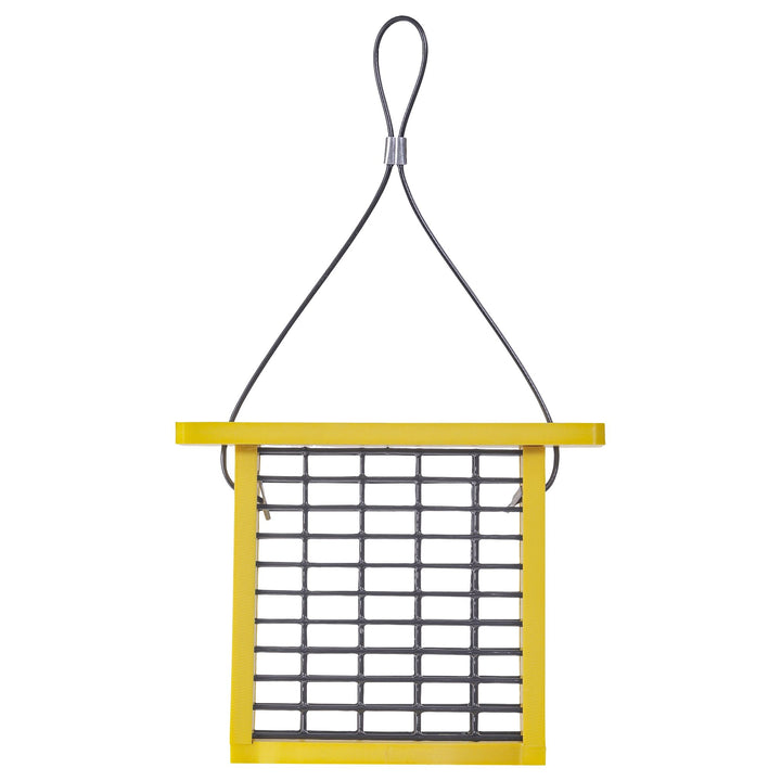 Recycled Plastic Suet Feeder in Yellow - Birds Choice