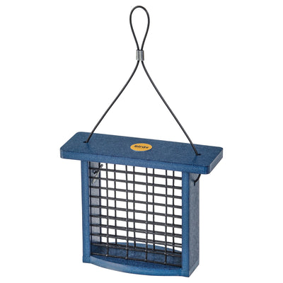 Recycled Plastic Suet Feeder in Blue - Birds Choice