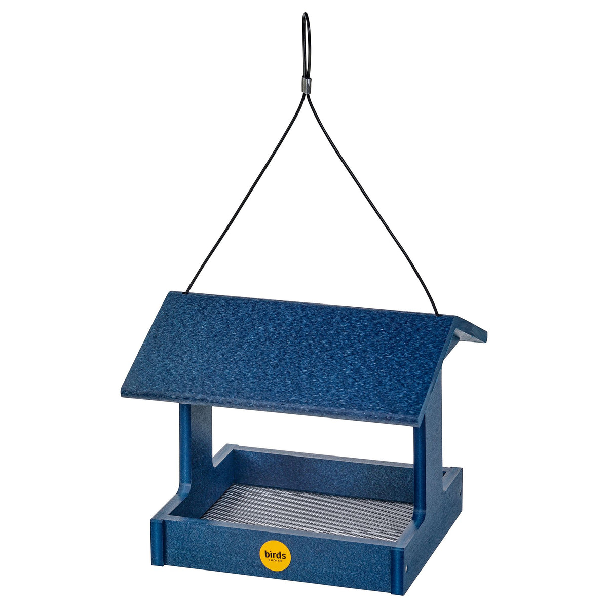 Recycled Plastic Fly-Thru Feeder in Blue - Birds Choice