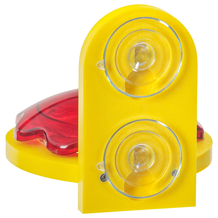 Window Mount Hummingbird Feeder in Yellow Recycled Plastic - Birds Choice