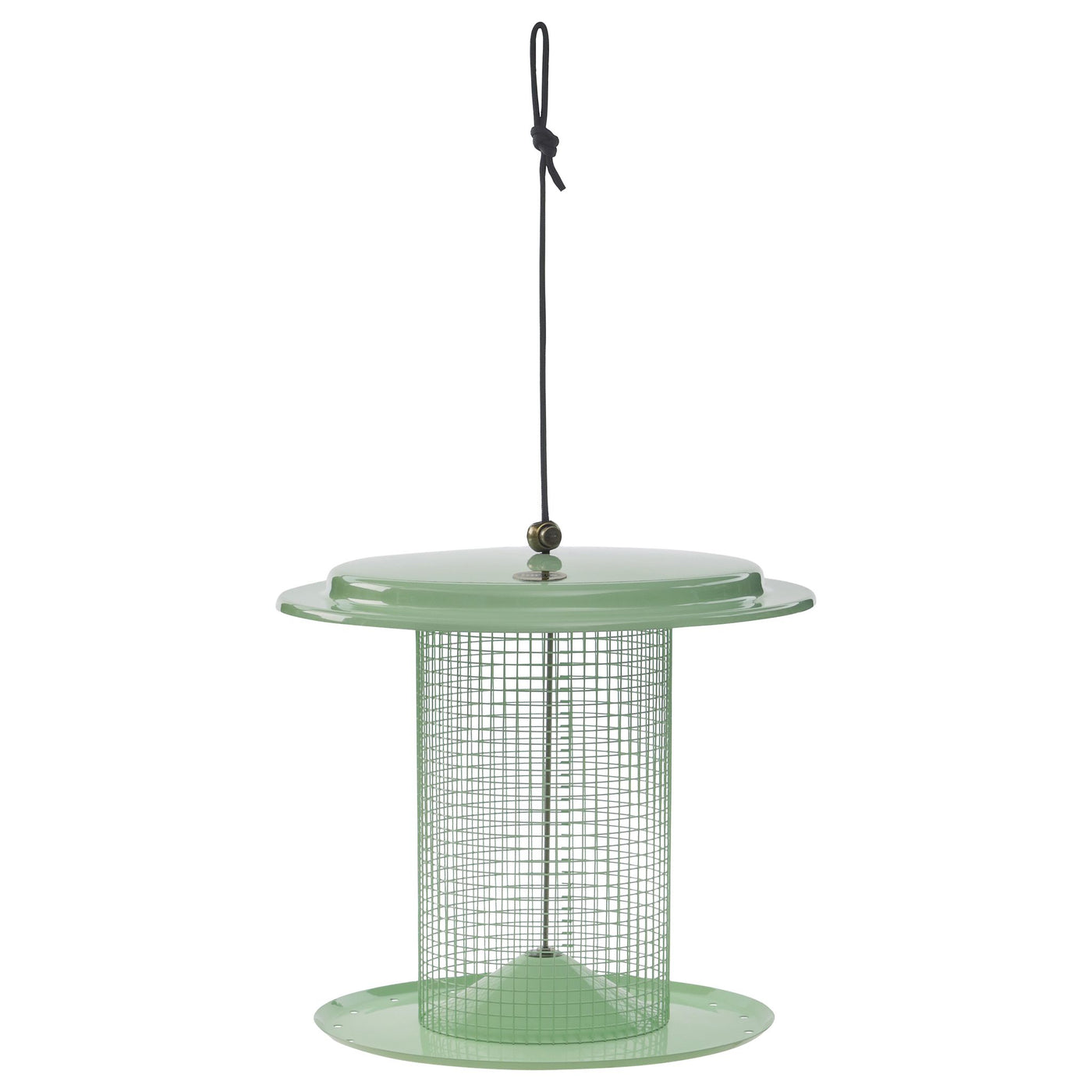 Modern Farmhouse Sunflower Seed Bird Feeder in Sage Green - Birds Choice