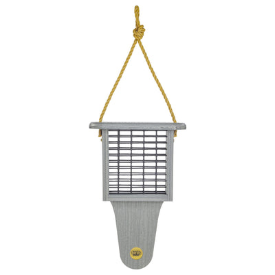 Modern Farmhouse Suet Feeder with Tail Prop in Driftwood - Birds Choice