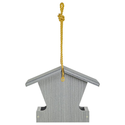 Modern Farmhouse Small Hopper Feeder in Driftwood