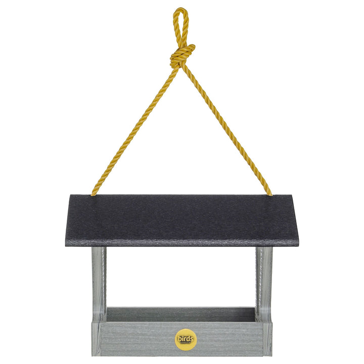 Modern Farmhouse Fly-Thru Feeder in Driftwood - Birds Choice