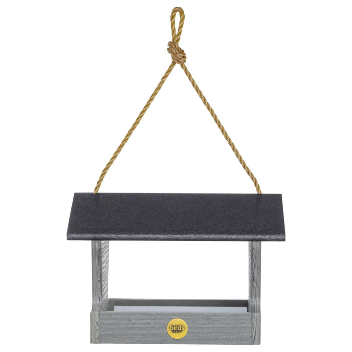 Modern Farmhouse Medium Hopper Feeder in Driftwood - Birds Choice
