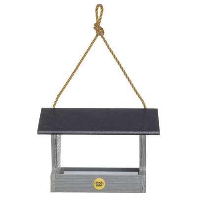 Modern Farmhouse Medium Hopper Feeder in Driftwood