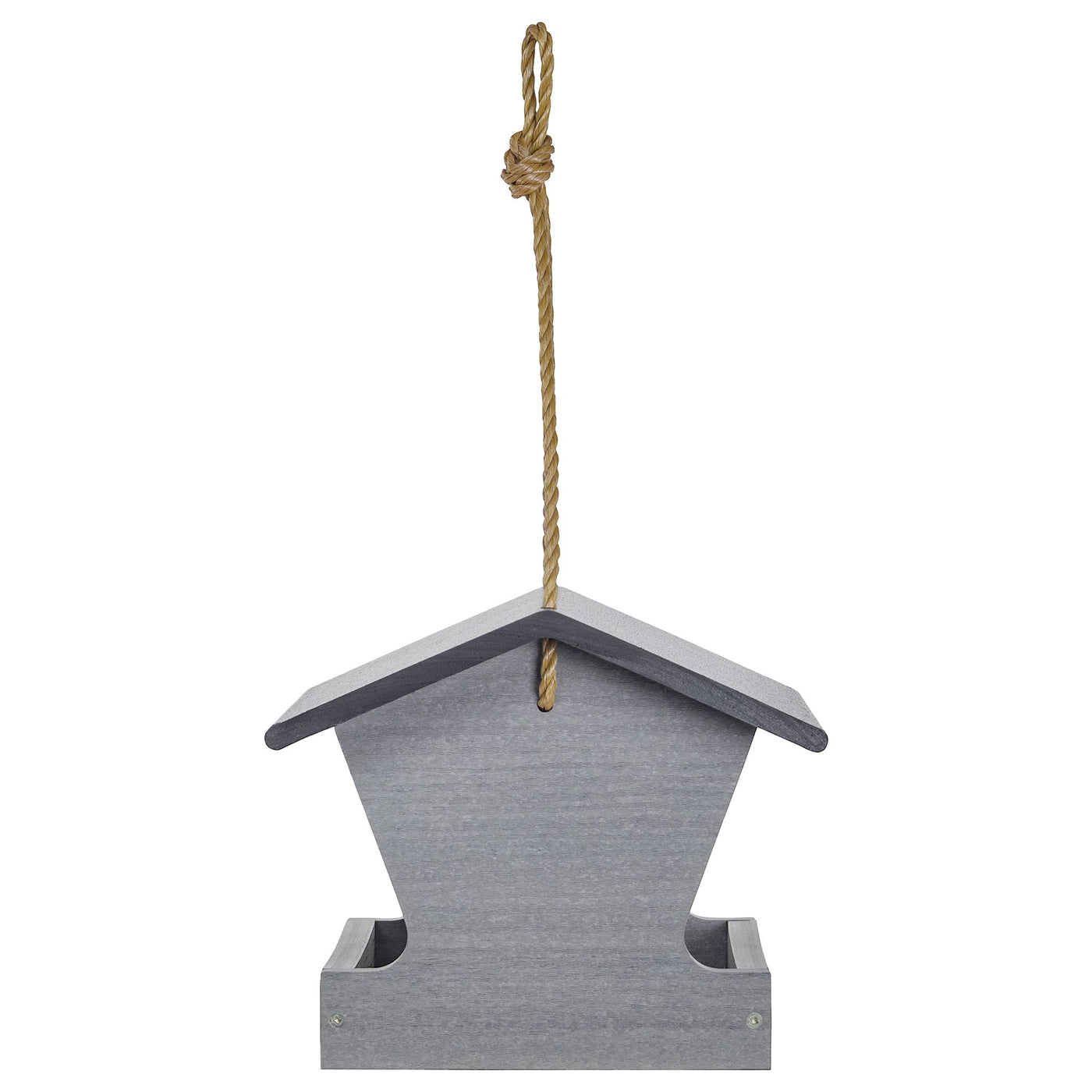 Modern Farmhouse Medium Hopper Feeder in Driftwood