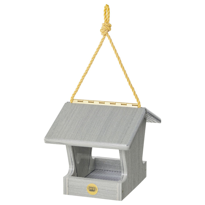 Modern Farmhouse Small Hopper Feeder in Driftwood - Birds Choice