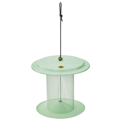 Modern Farmhouse Sunflower Seed Bird Feeder in Sage Green