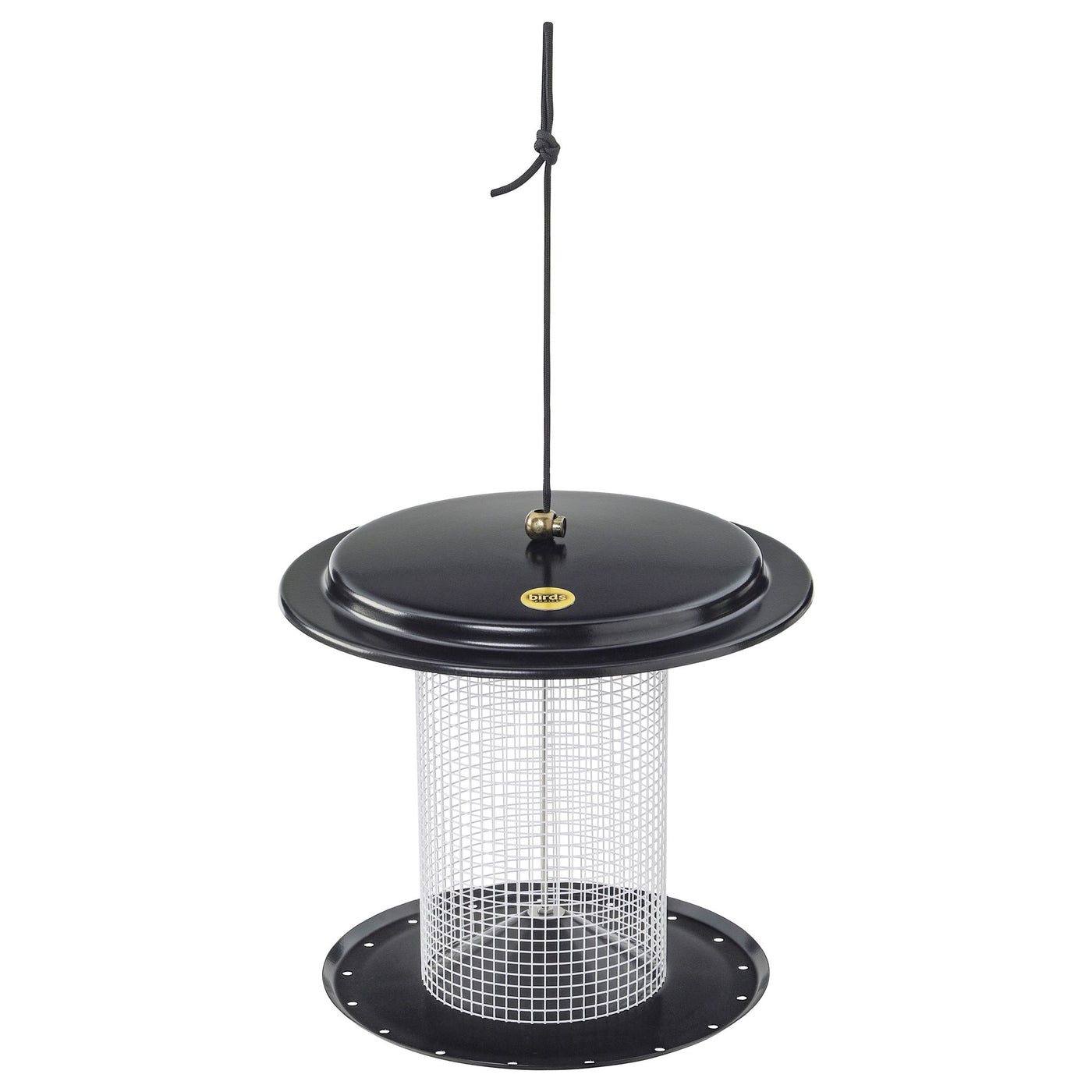 Modern Farmhouse Sunflower Seed Bird Feeder in Black and White