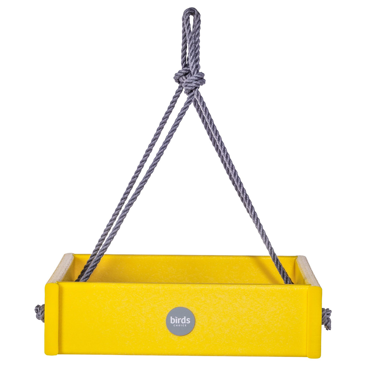 Hanging Tray Bird Feeder Color Pop Collection in Yellow Recycled Plastic - Birds Choice