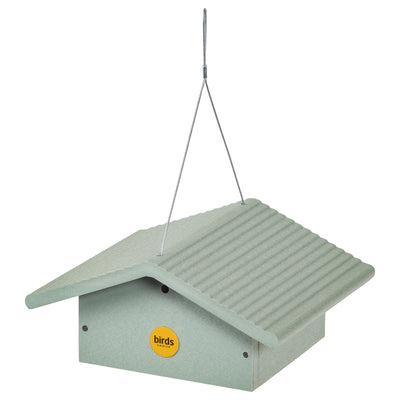 Suet Feeder Upside Down in Green Recycled Plastic