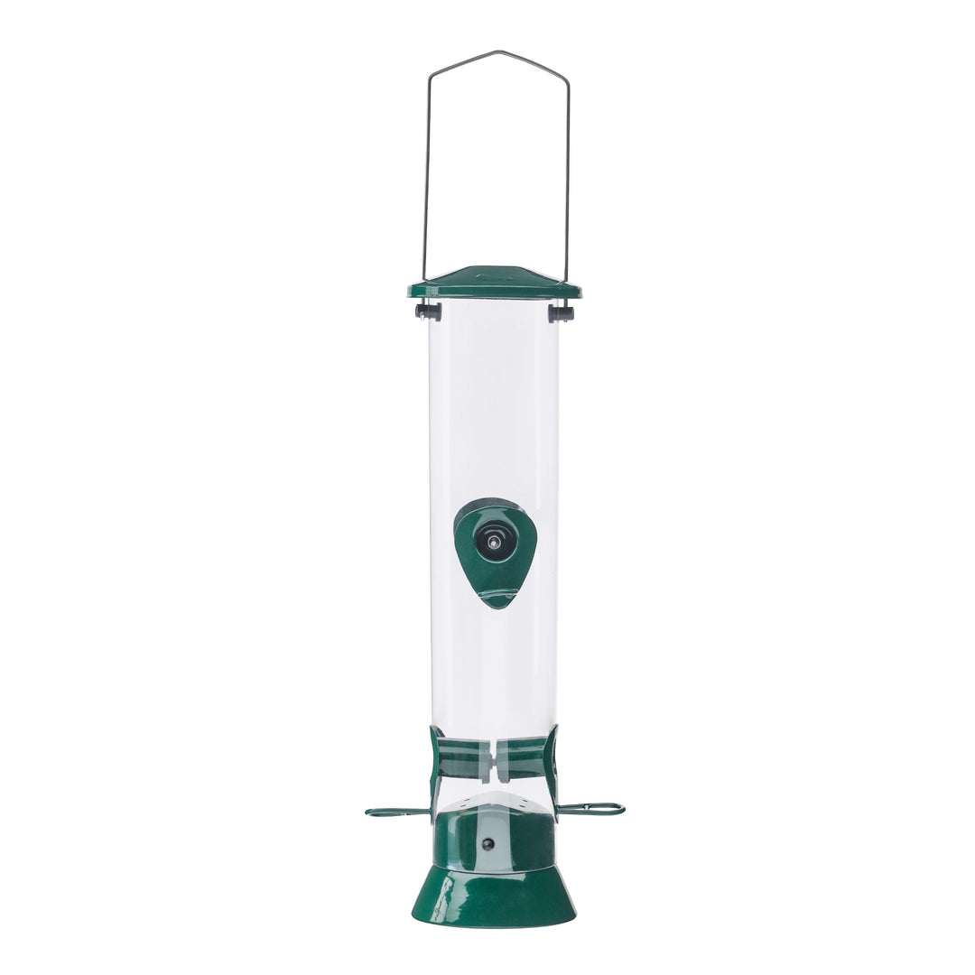 Large Economy Tube Bird Feeder with 4 Ports - Birds Choice