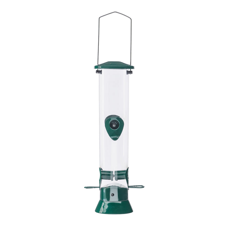 Large Economy Tube Bird Feeder with 4 Ports - Birds Choice