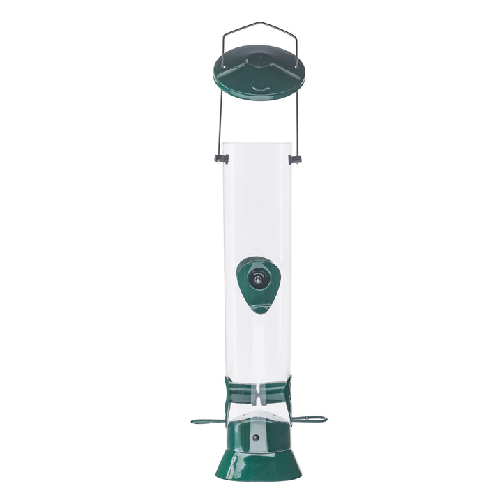 Large Economy Tube Bird Feeder with 4 Ports - Birds Choice