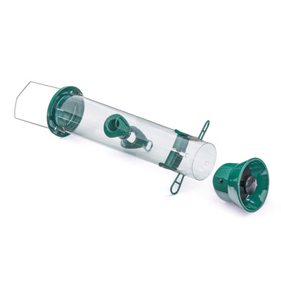 Large Economy Tube Bird Feeder with 4 Ports - Birds Choice