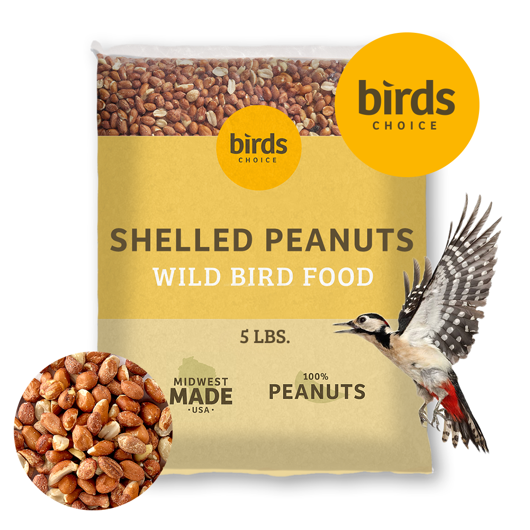 Shelled Peanuts - 5 lbs. - Birds Choice