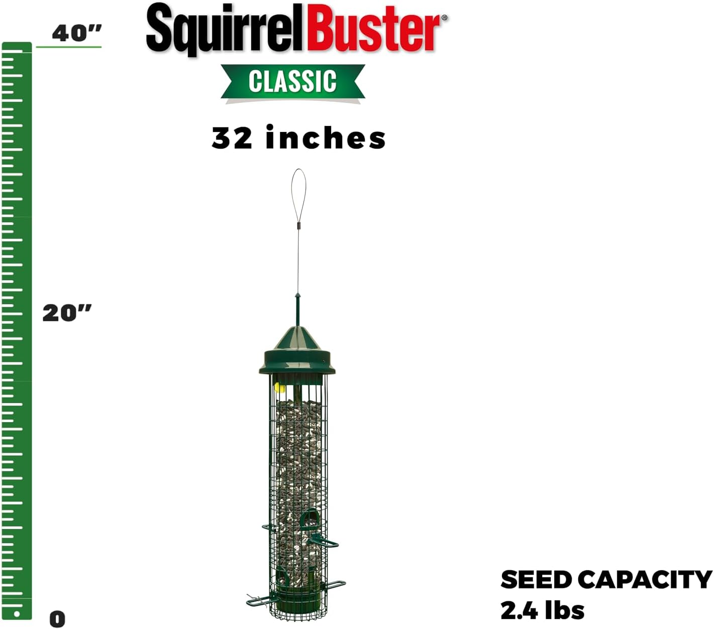 Brome Squirrel Buster Classic Squirrel-proof Bird Feeder - Birds Choice