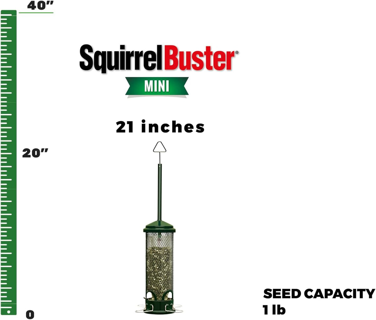 Brome Squirrel Buster Mini Squirrel-proof Bird Feeder - Birds Choice