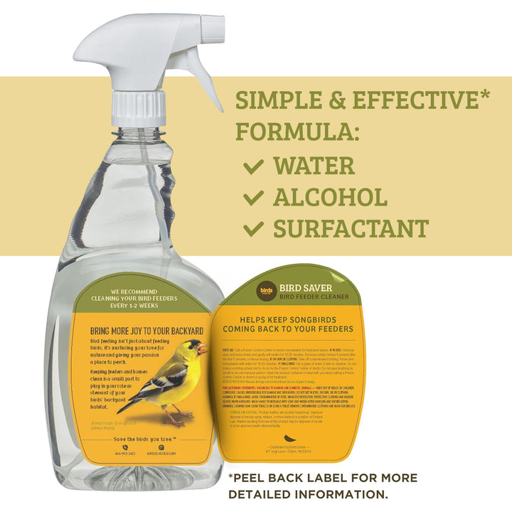Birds Choice Bird Feeder and Bird House Cleaner 32 oz. - Birds Choice