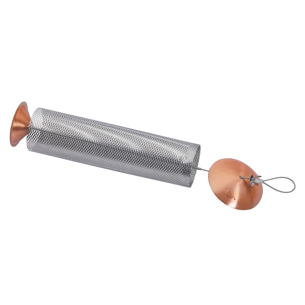 Copper Mesh Tube Feeder for Finches Small - Birds Choice