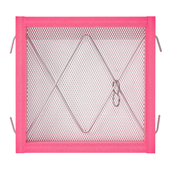 Small Hanging Tray Bird Feeder in Pink Recycled Plastic-Limited Edition - Birds Choice