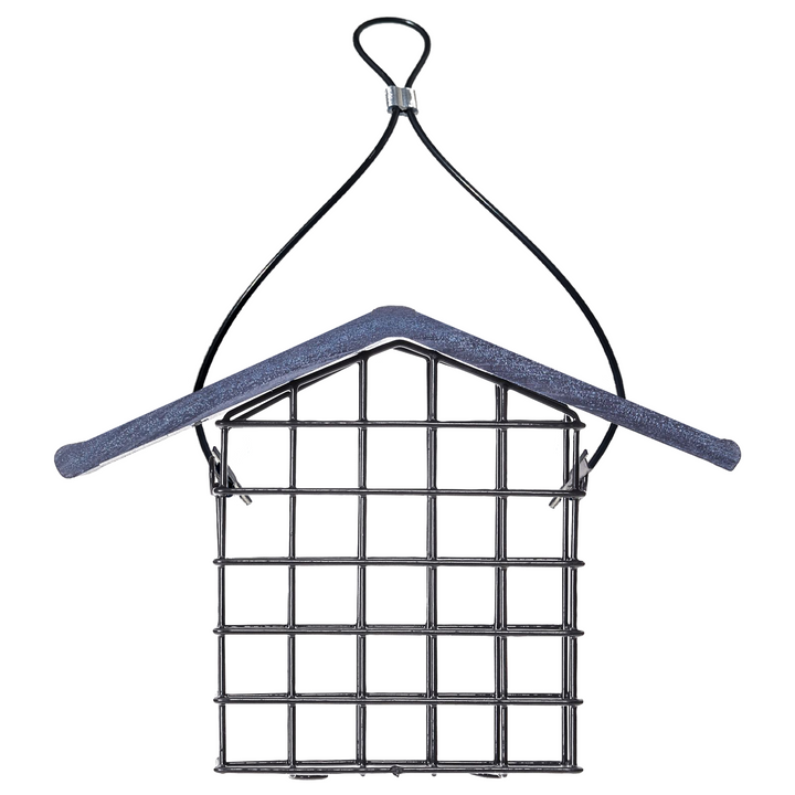 Single Suet Feeder with Recycled Patriot Roof - Birds Choice