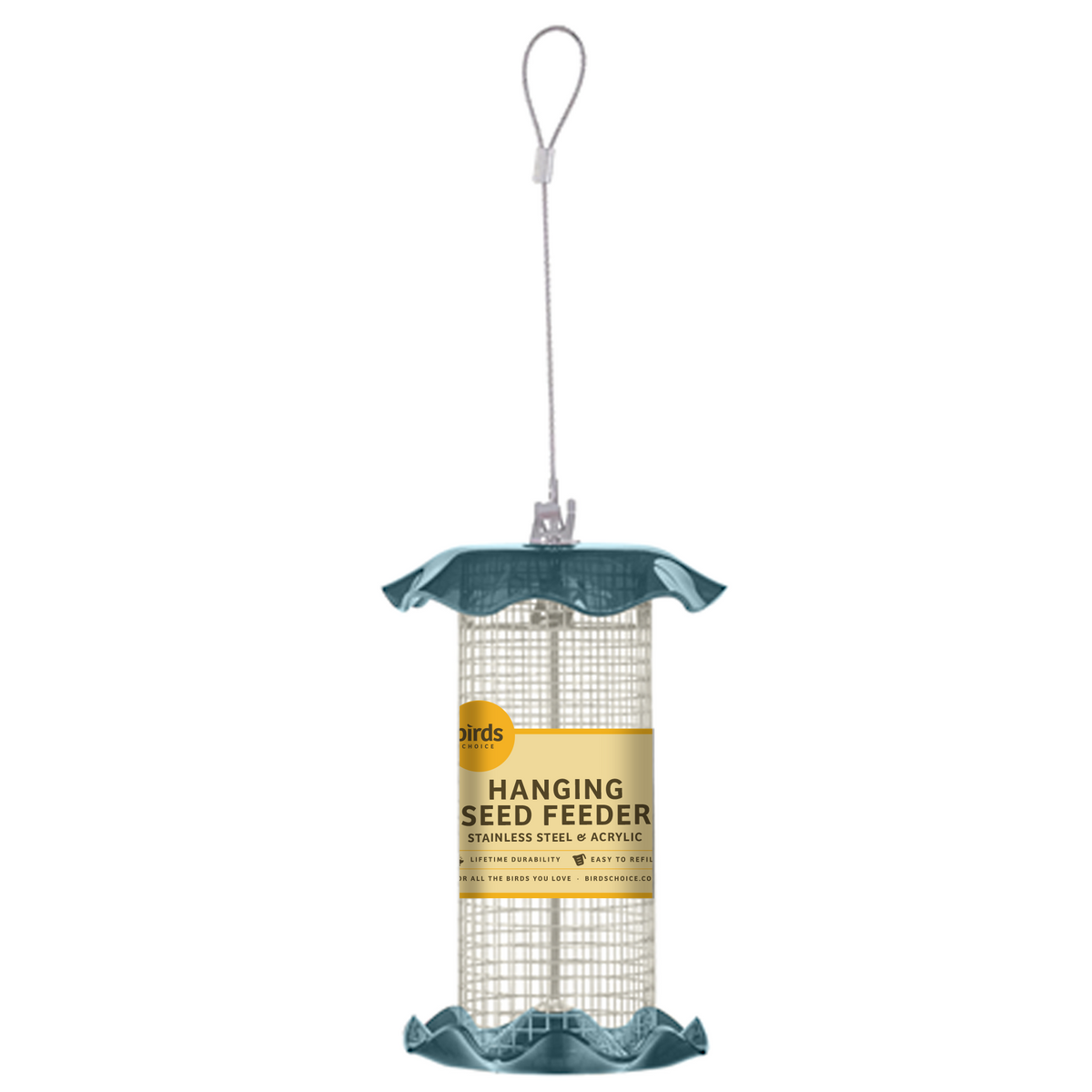 BLUE SONGBIRD FEEDER - Birds Choice