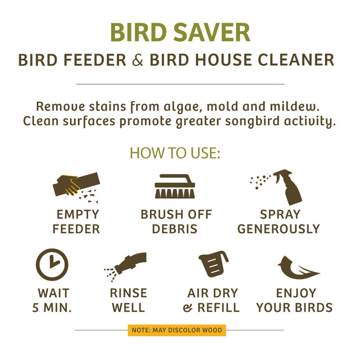 Birds Choice Bird Feeder and Bird House Cleaner 32 oz. - Birds Choice