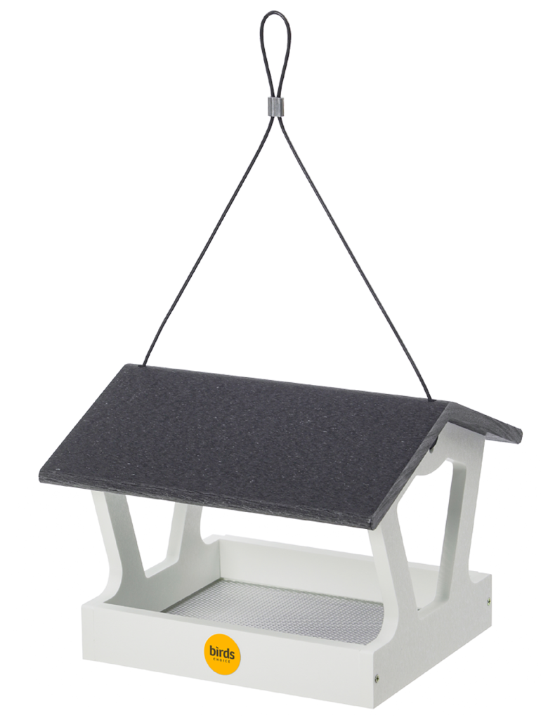 Modern Farmhouse Copper Mesh Bird Tube Feeder