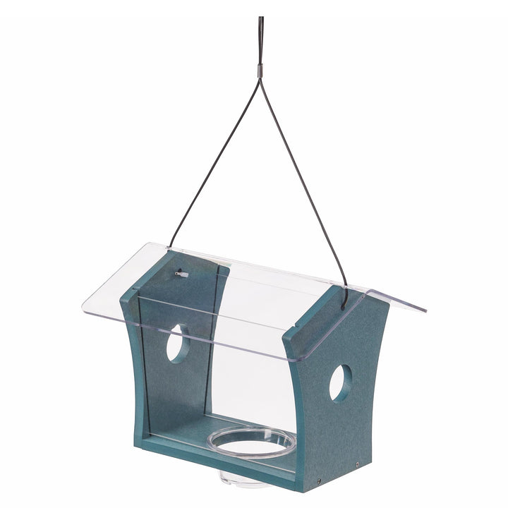 Bluebird Feeder in Blue Recycled Plastic - Birds Choice