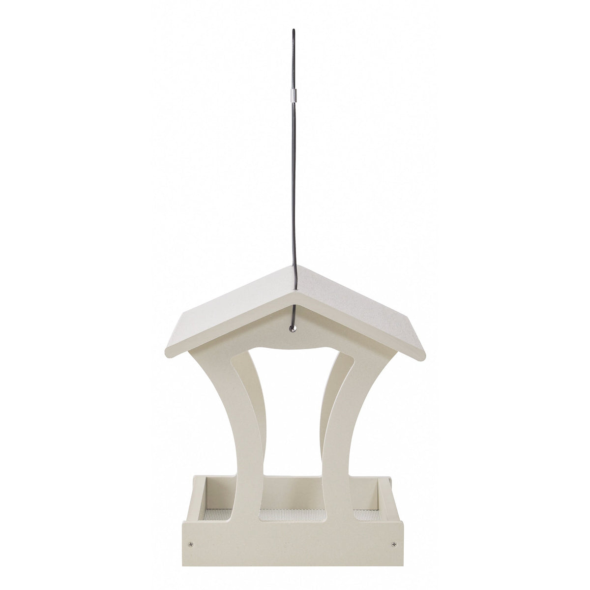 Fly-Thru Bird Feeder in Sea Salt Recycled Plastic - Birds Choice