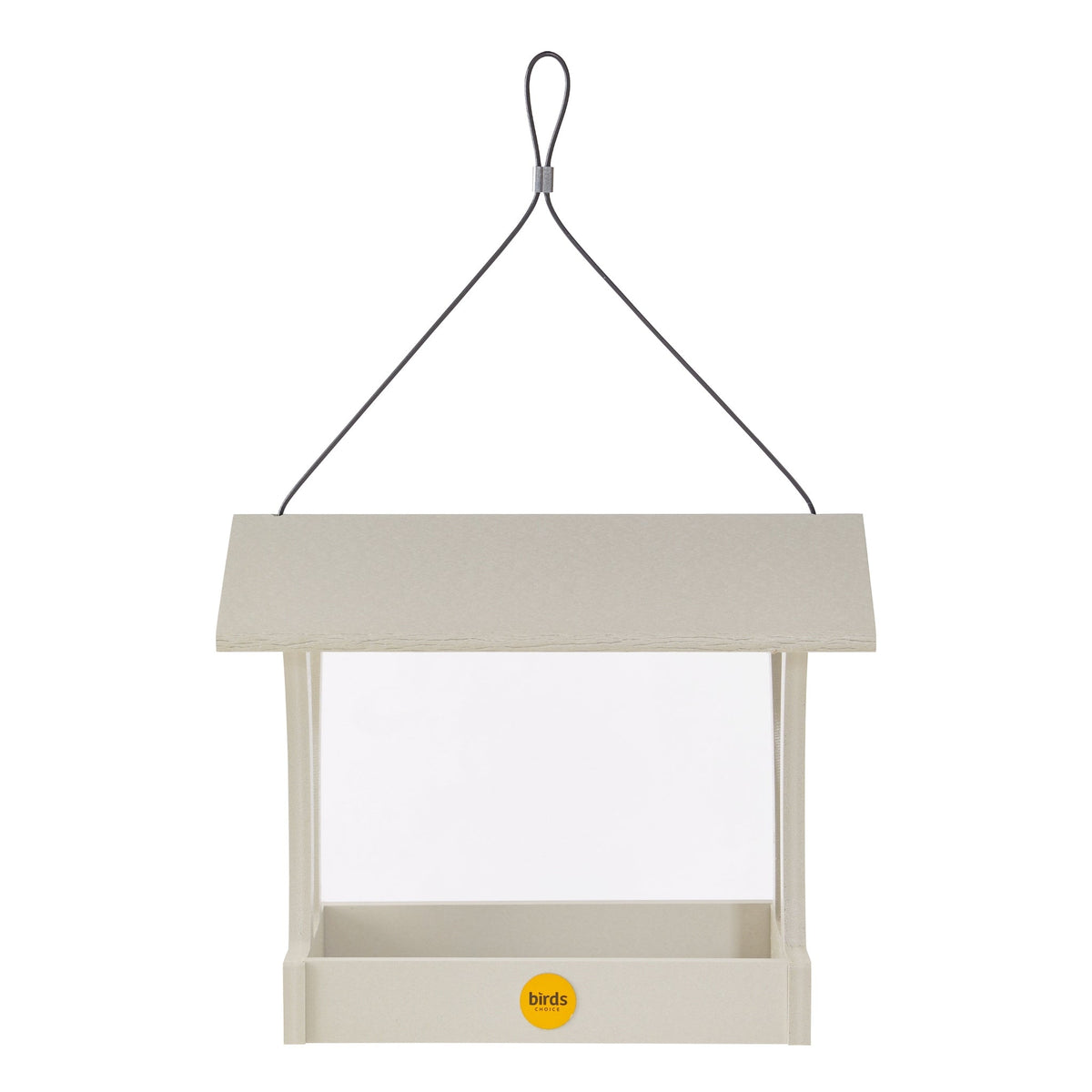 Fly-Thru Bird Feeder in Sea Salt Recycled Plastic - Birds Choice