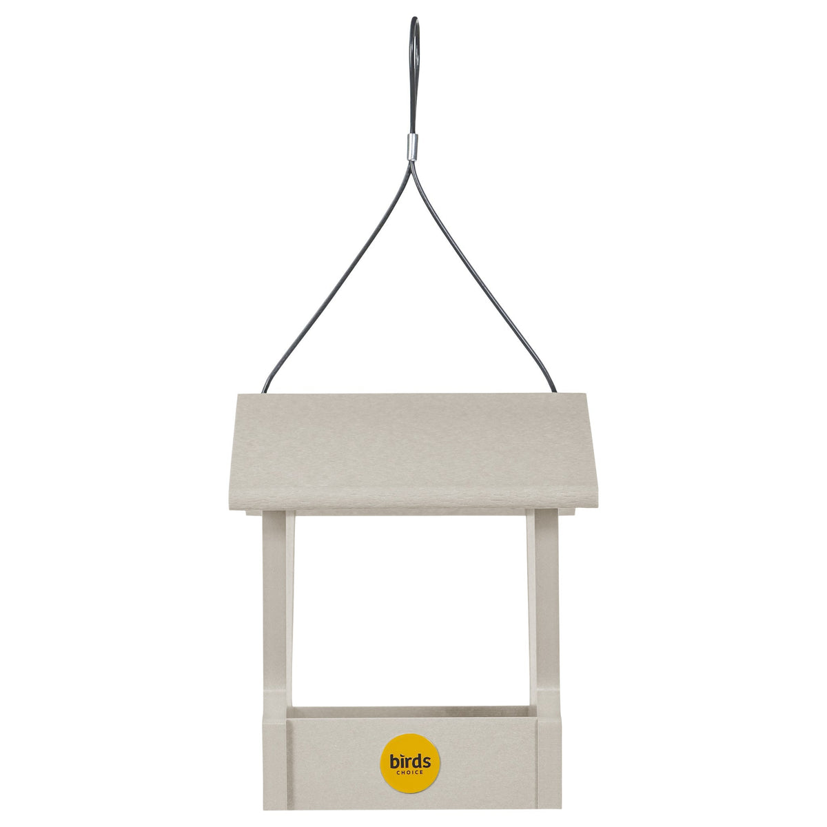 Small Hopper Bird Feeder in Sea Salt Recycled Plastic - Birds Choice