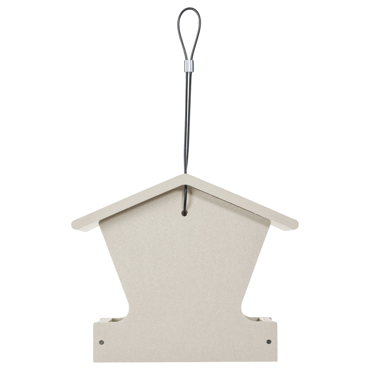 Small Hopper Bird Feeder in Sea Salt Recycled Plastic - Birds Choice