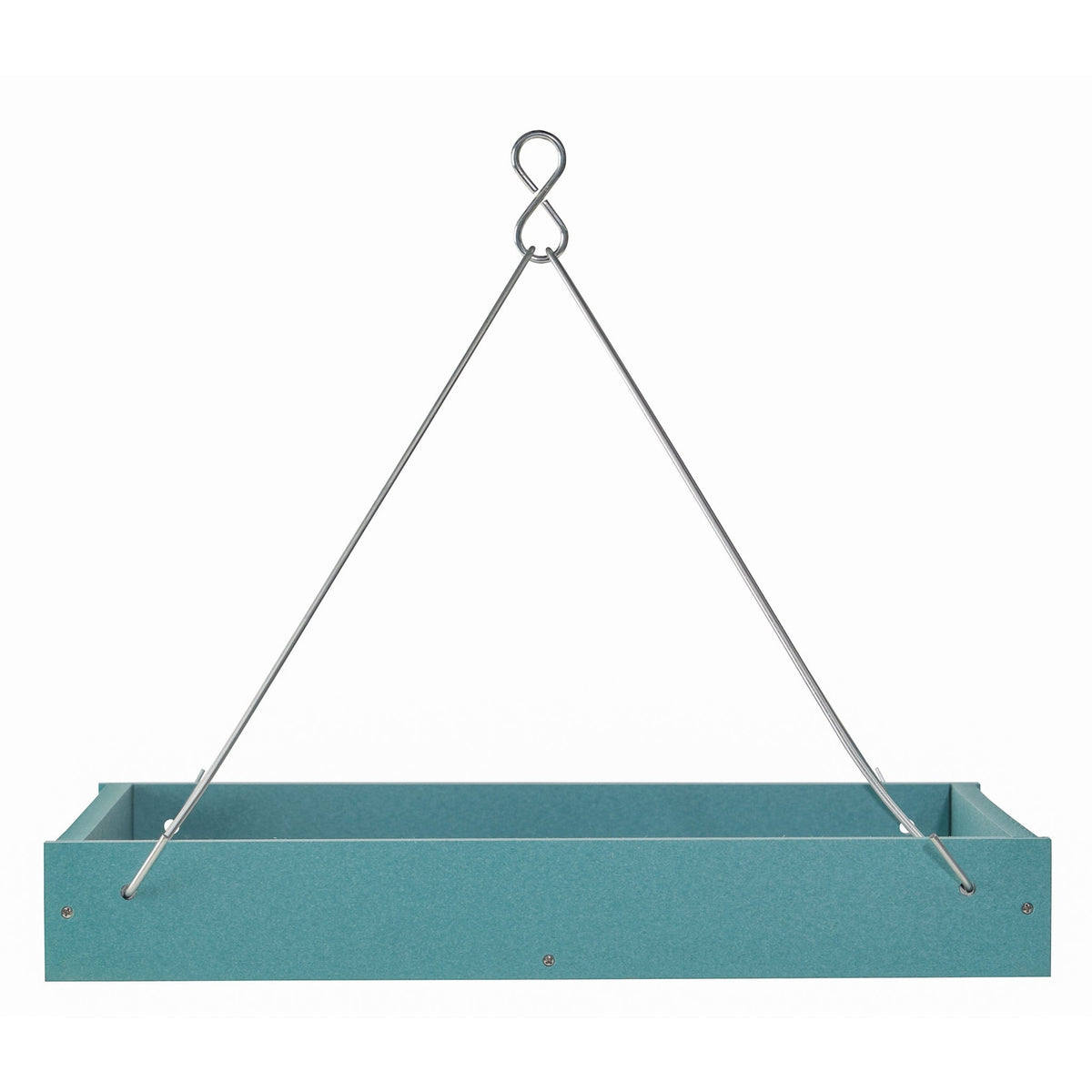 Large Hanging Platform Bird Feeder in Blue Recycled Plastic - Birds Choice