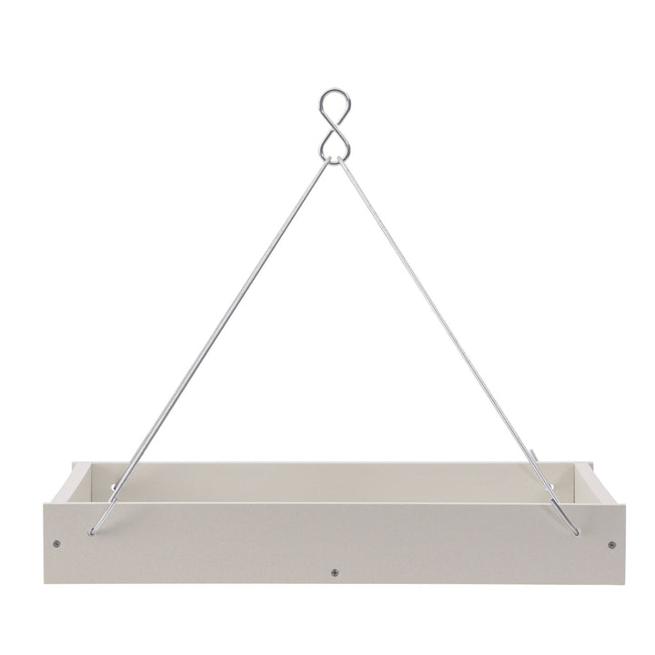 Large Hanging Platform Bird Feeder in Sea Salt Recycled Plastic - Birds Choice