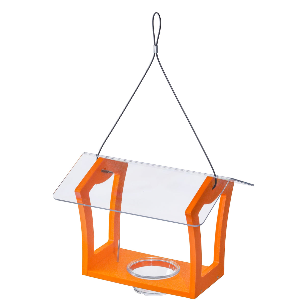 Oriole Bird Feeder in Orange Recycled Plastic - Birds Choice