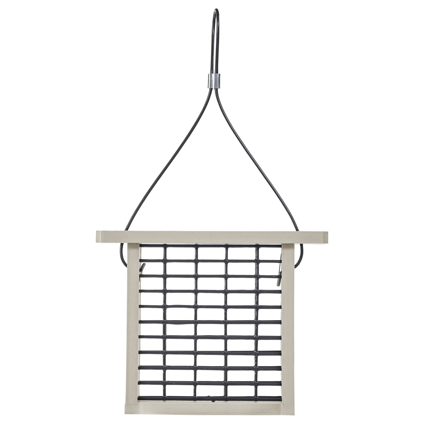 Suet Feeder for Single Cake in Sea Salt Recycled Plastic - Birds Choice