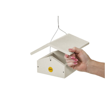 Suet Feeder Upside Down in Sea Salt Recycled Plastic - Birds Choice