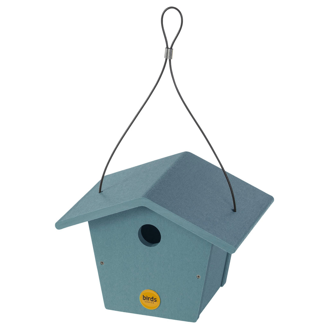 Wren House in Blue Recycled Plastic - Birds Choice